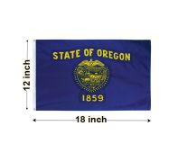 12"x18" Oregon Nylon Outdoor Flag